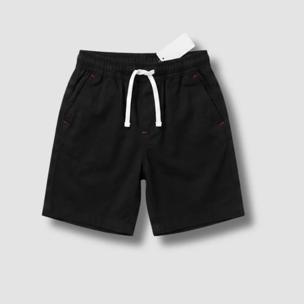 Black Denim Shorts