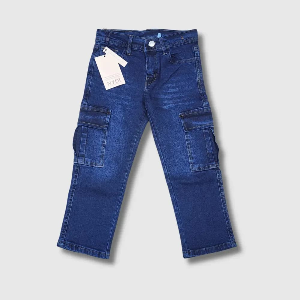 Denim Cargo Jeans