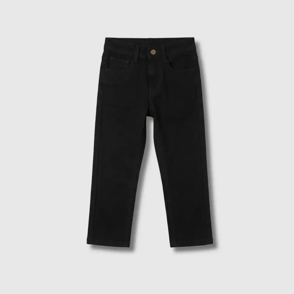 Denim Jeans with Button Fly