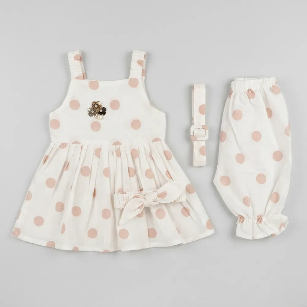 Adorable Baby Girl Polka Dot Outfit