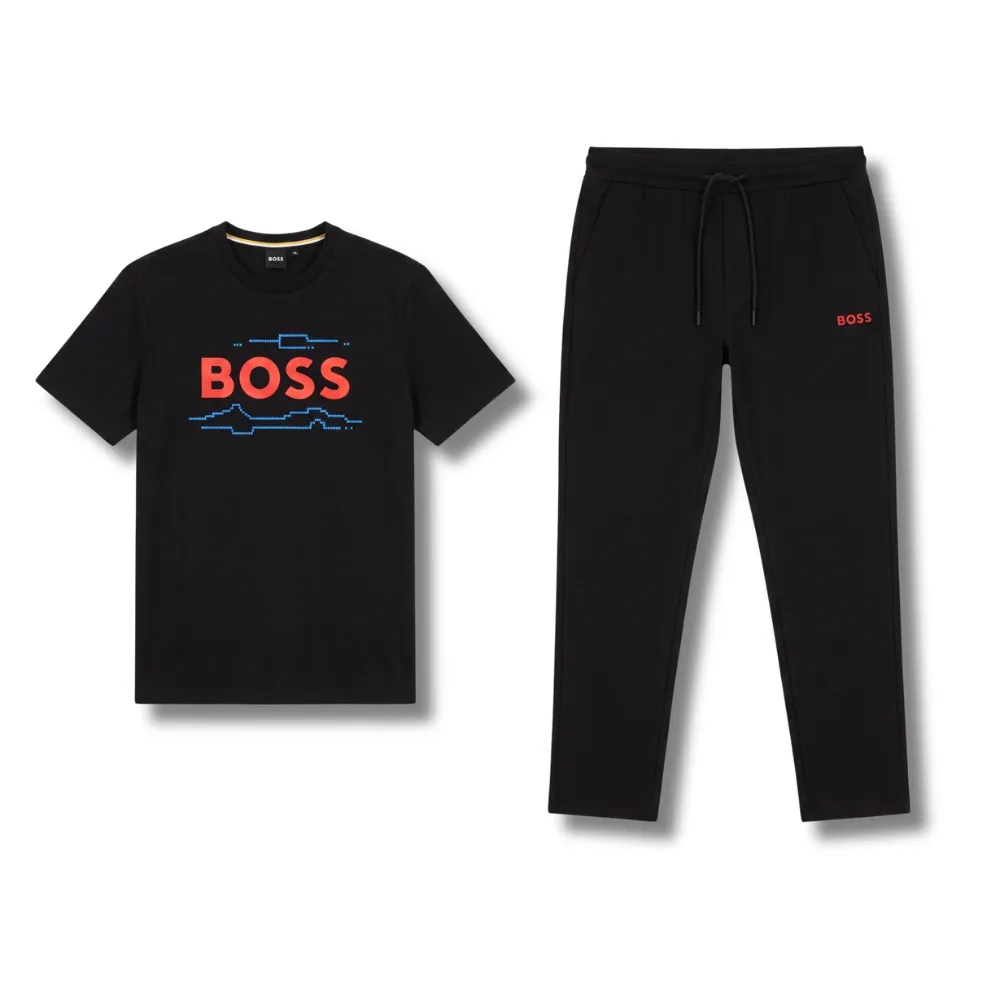 Boss T-Shirt and Sweatpants Set