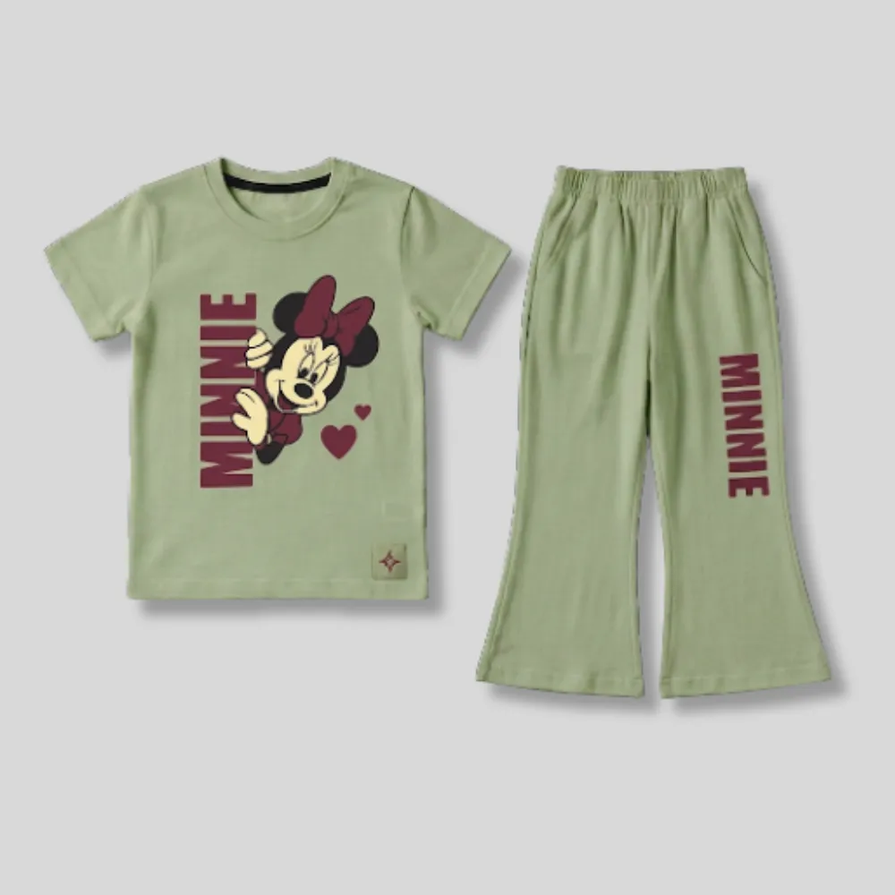Minnie Mouse Green Clothing Set